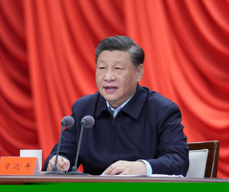 3月1日，2022年春季學期中央黨校（國家行政學院）中青年干部培訓班在中央黨校開班。中共中央總書記、國家主席、中央軍委主席習近平在開班式上發(fā)表重要講話。新華社記者 申宏 攝